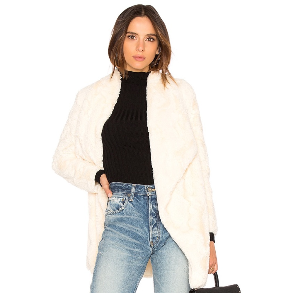 Jack by BB Dakota brand new faux fur jacket